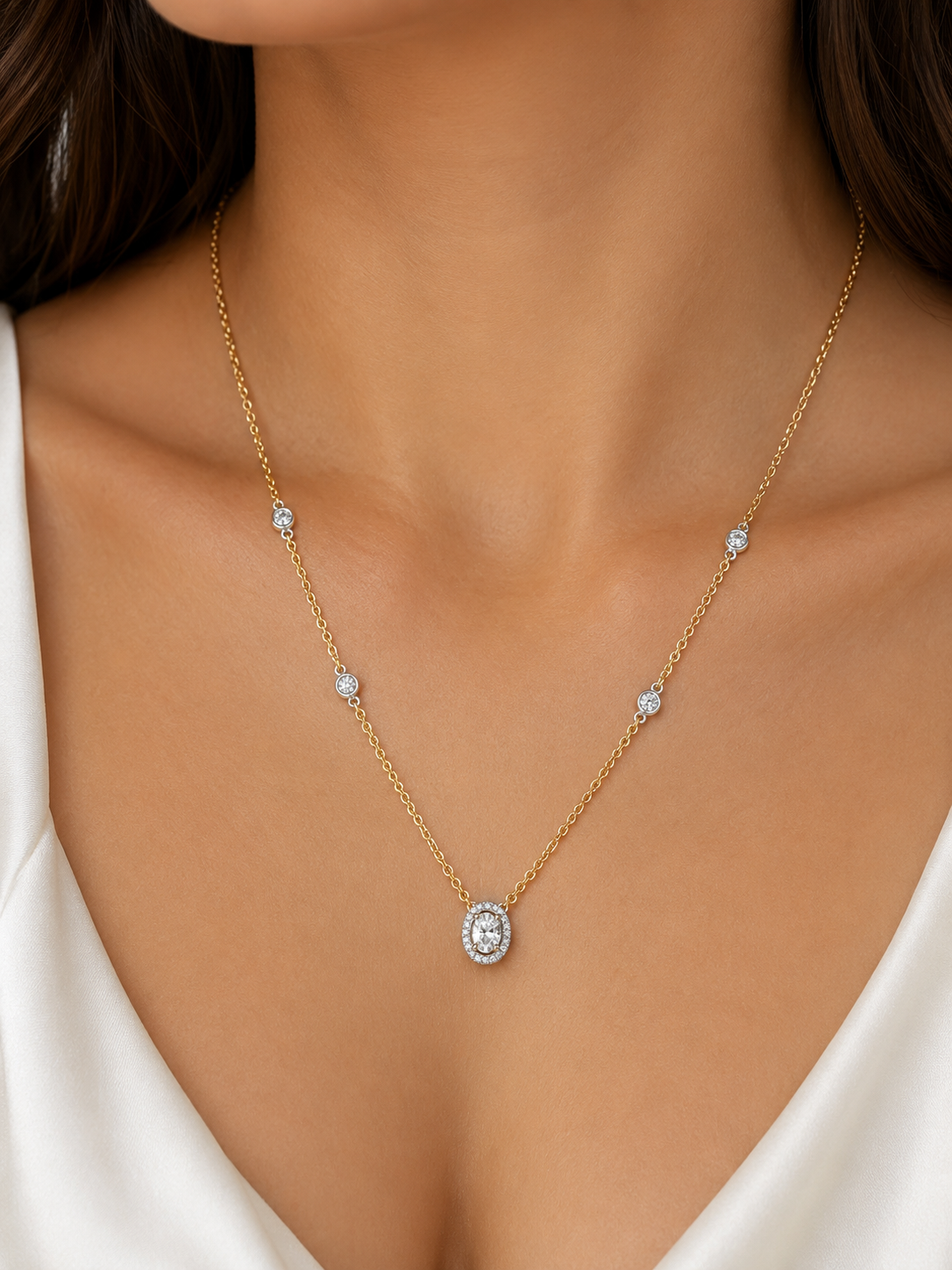 Dyrath Caern Lab Diamond Necklace