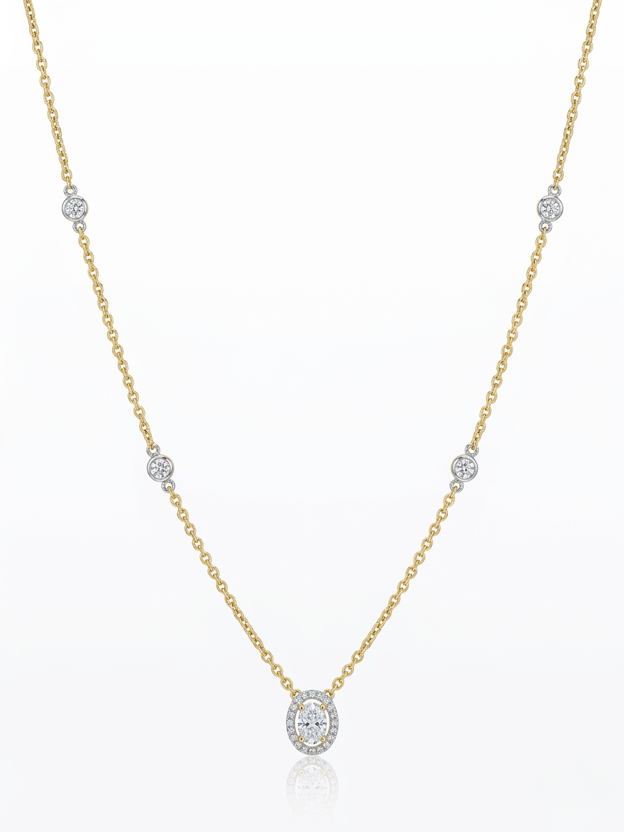 Dyrath Caern Lab Diamond Necklace