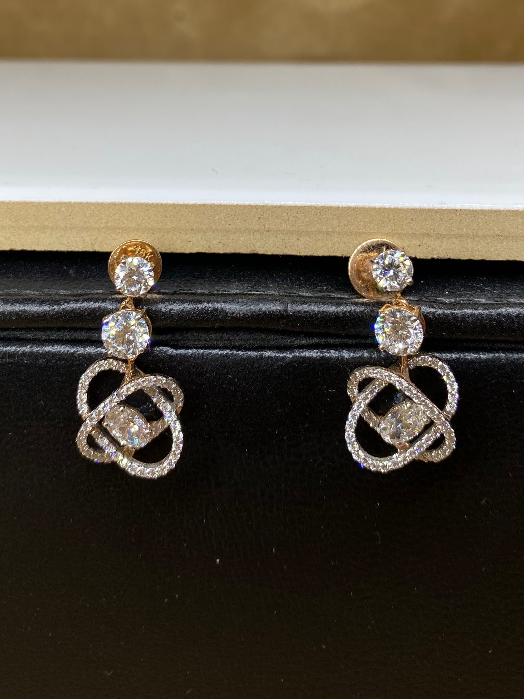Gilded Charm Lab Diamond Earring