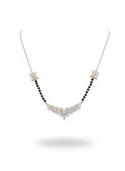 Zirelle Nova Marquise Lab Diamond Mangalsutra in 14K Rose Gold by Fiona Diamonds