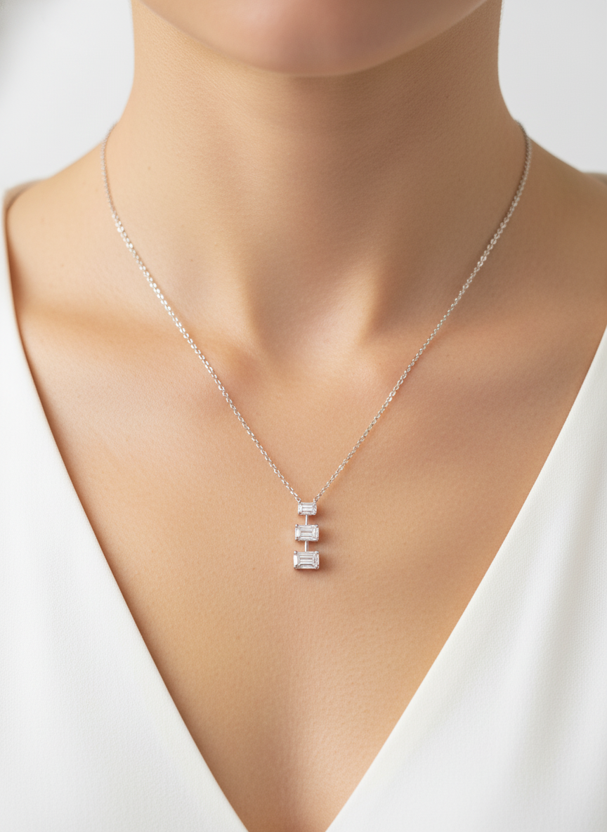 Serene Éclat Lab Diamond Pendant