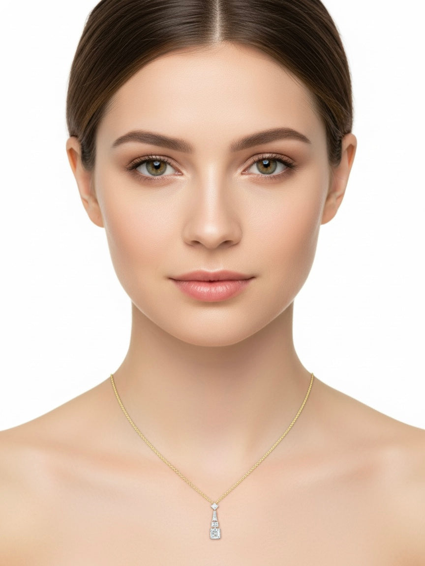 Hidden Trace Lab Diamond Pendant