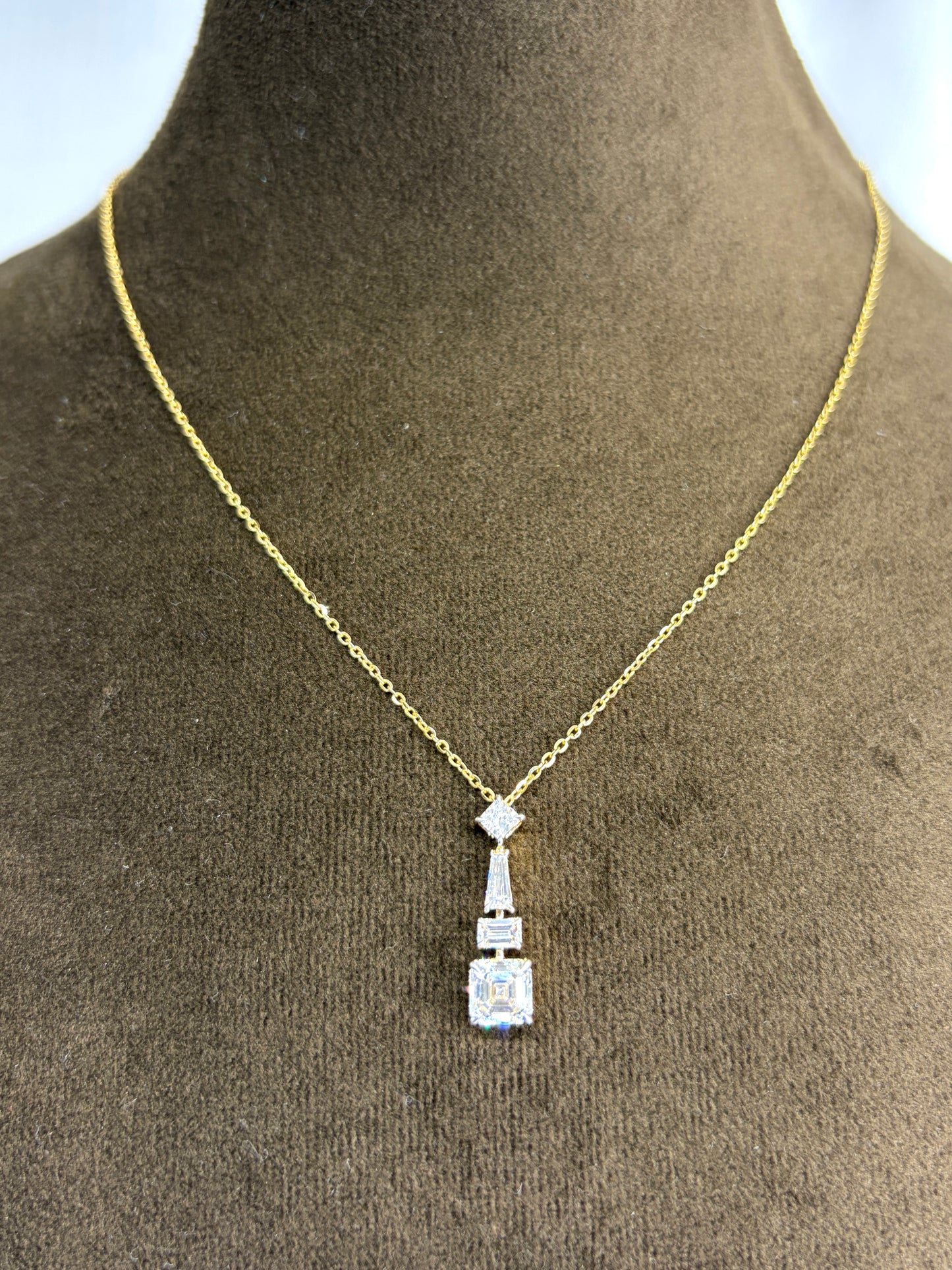 Hidden Trace Lab Diamond Pendant