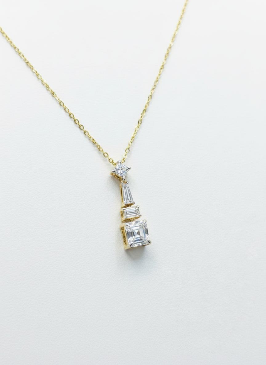 Hidden Trace Lab Diamond Pendant