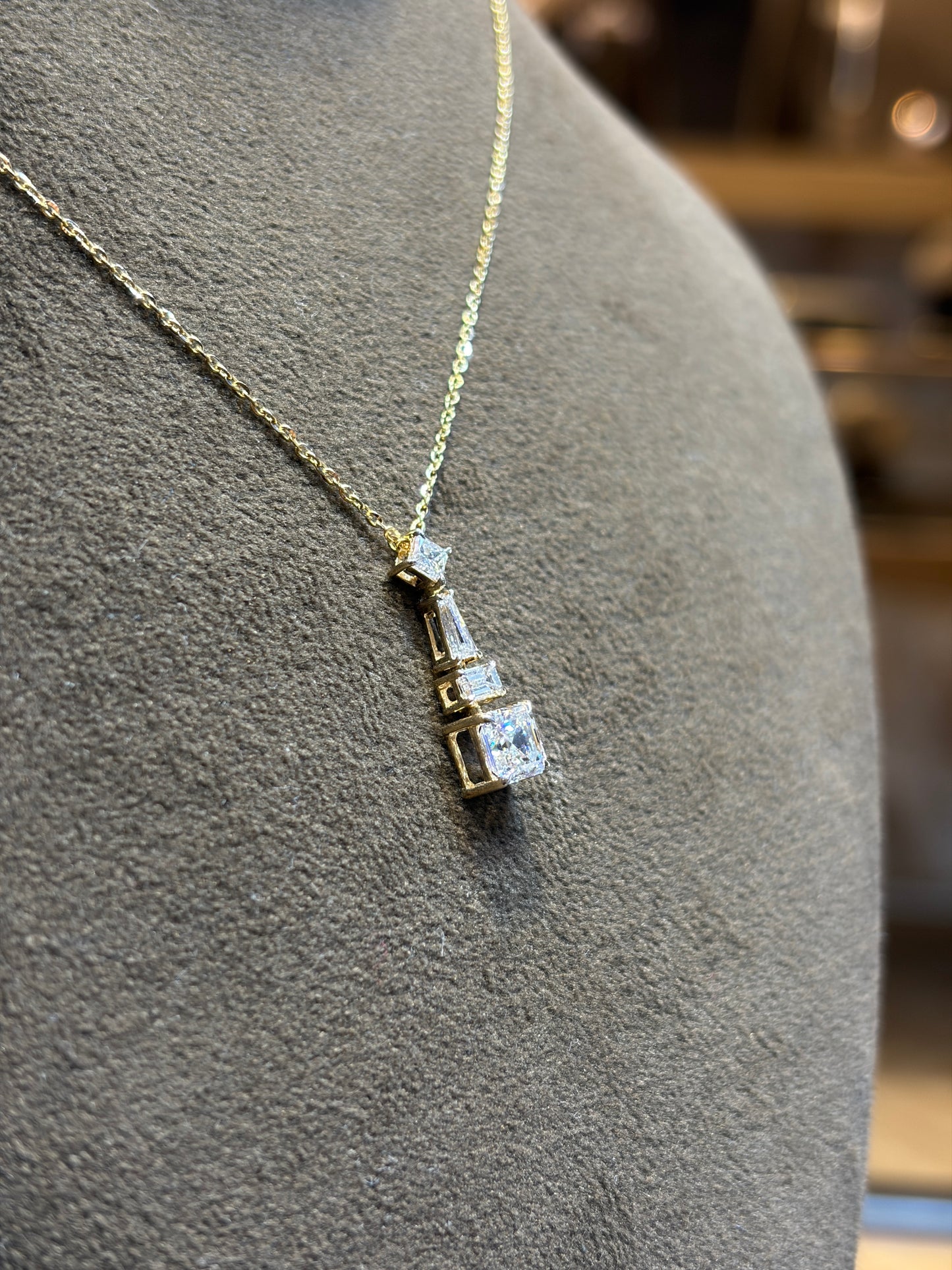 Hidden Trace Lab Diamond Pendant
