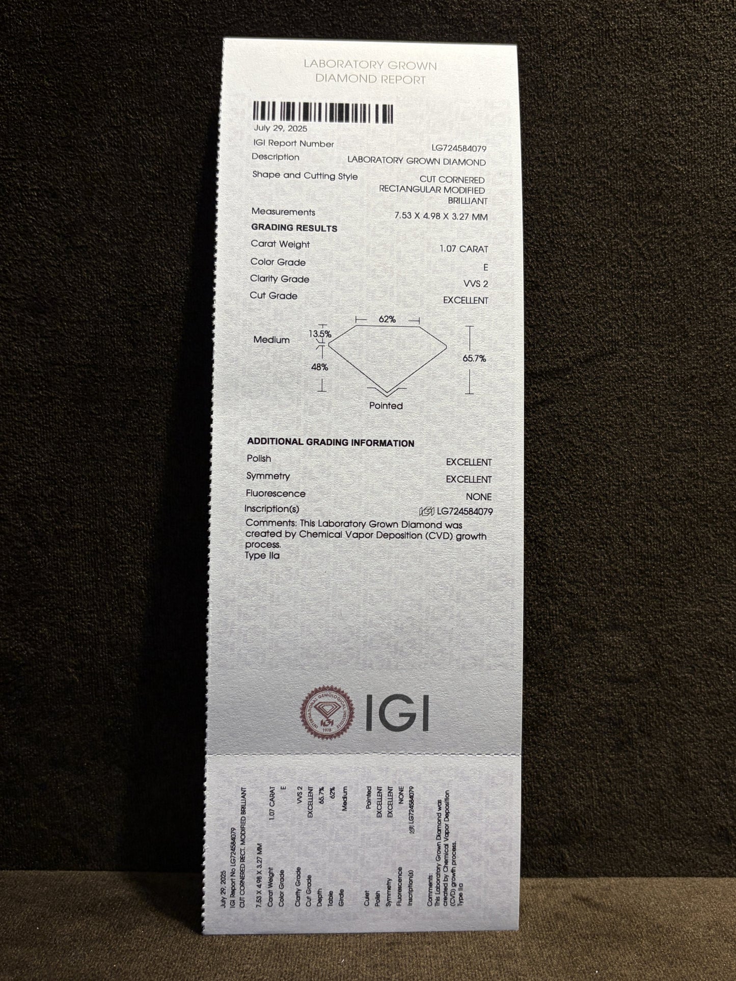 Celestial Drift Lab Diamond Pendant