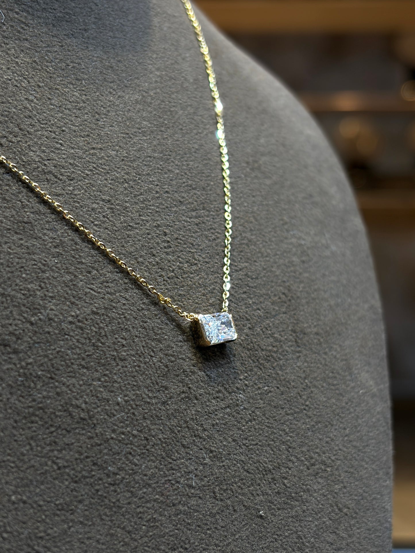 Celestial Drift Lab Diamond Pendant