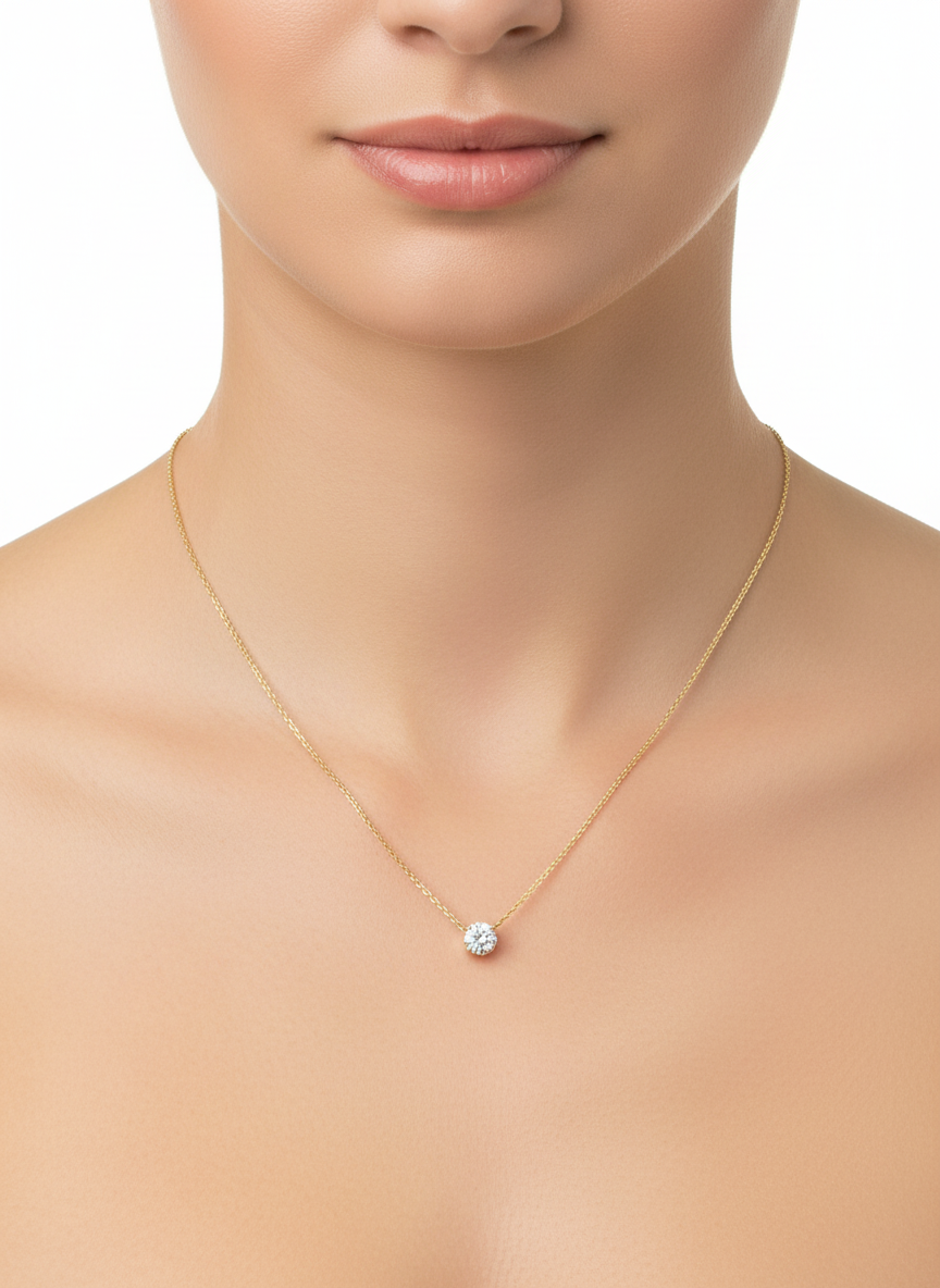 Orvessa Vane Lab Diamond Mangalsutra