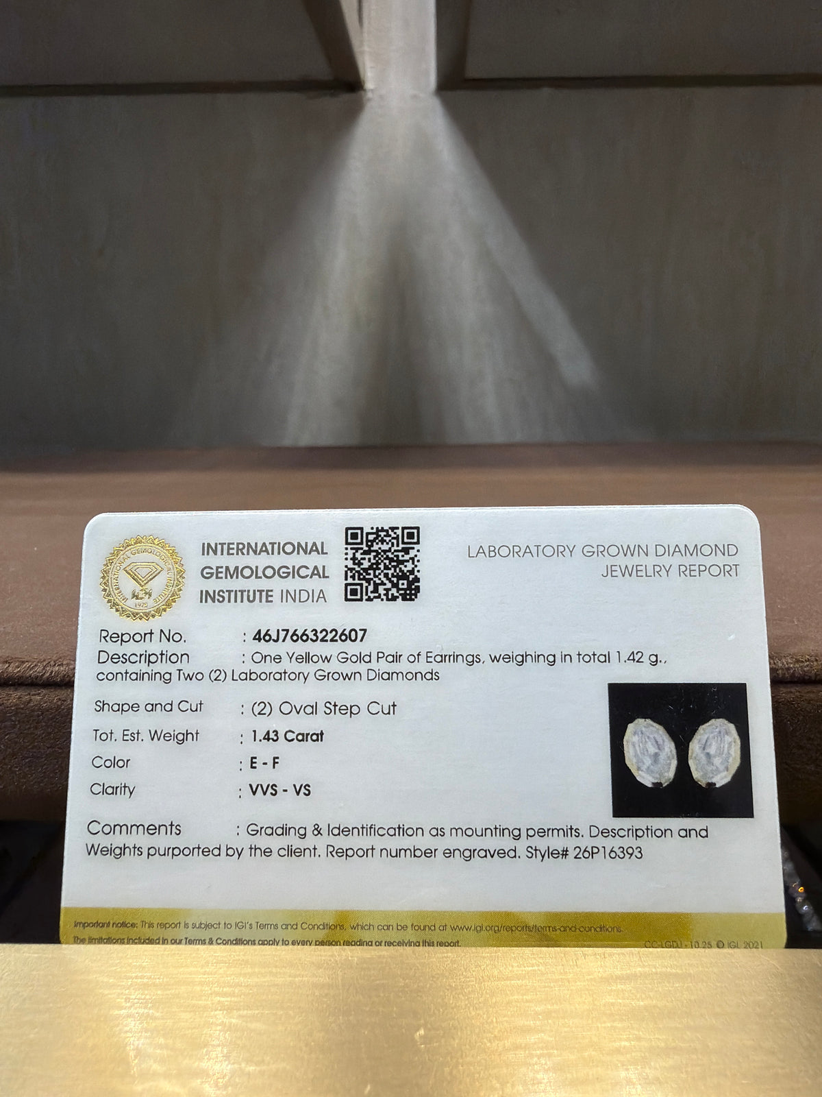 Thyrvex Calreth Lab Grown Diamond Earring