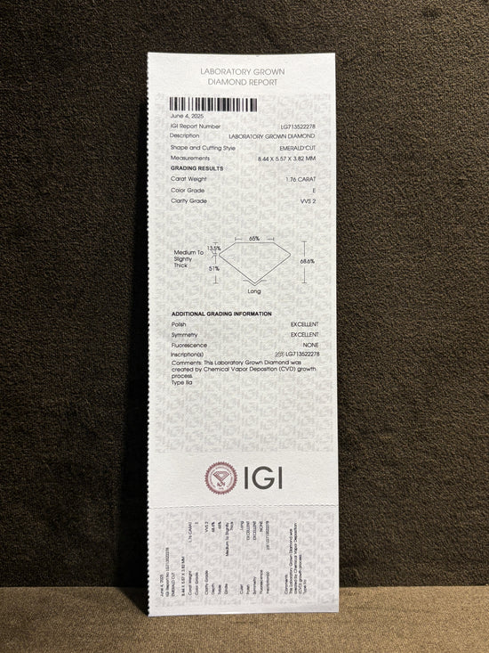 True Ember Lab Diamond Ring