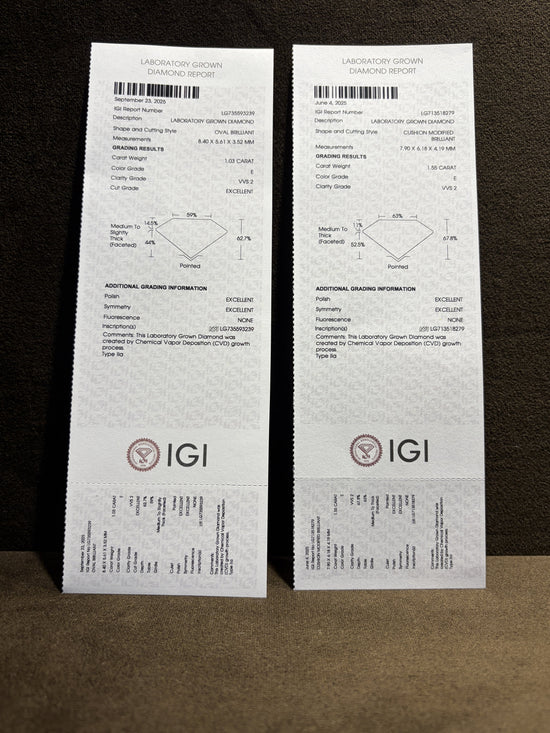 True Ember Lab Diamond Ring