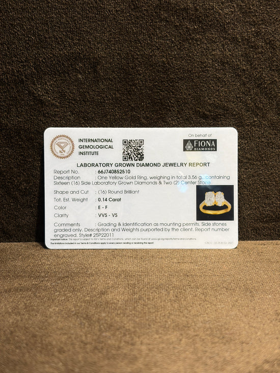 True Ember Lab Diamond Ring