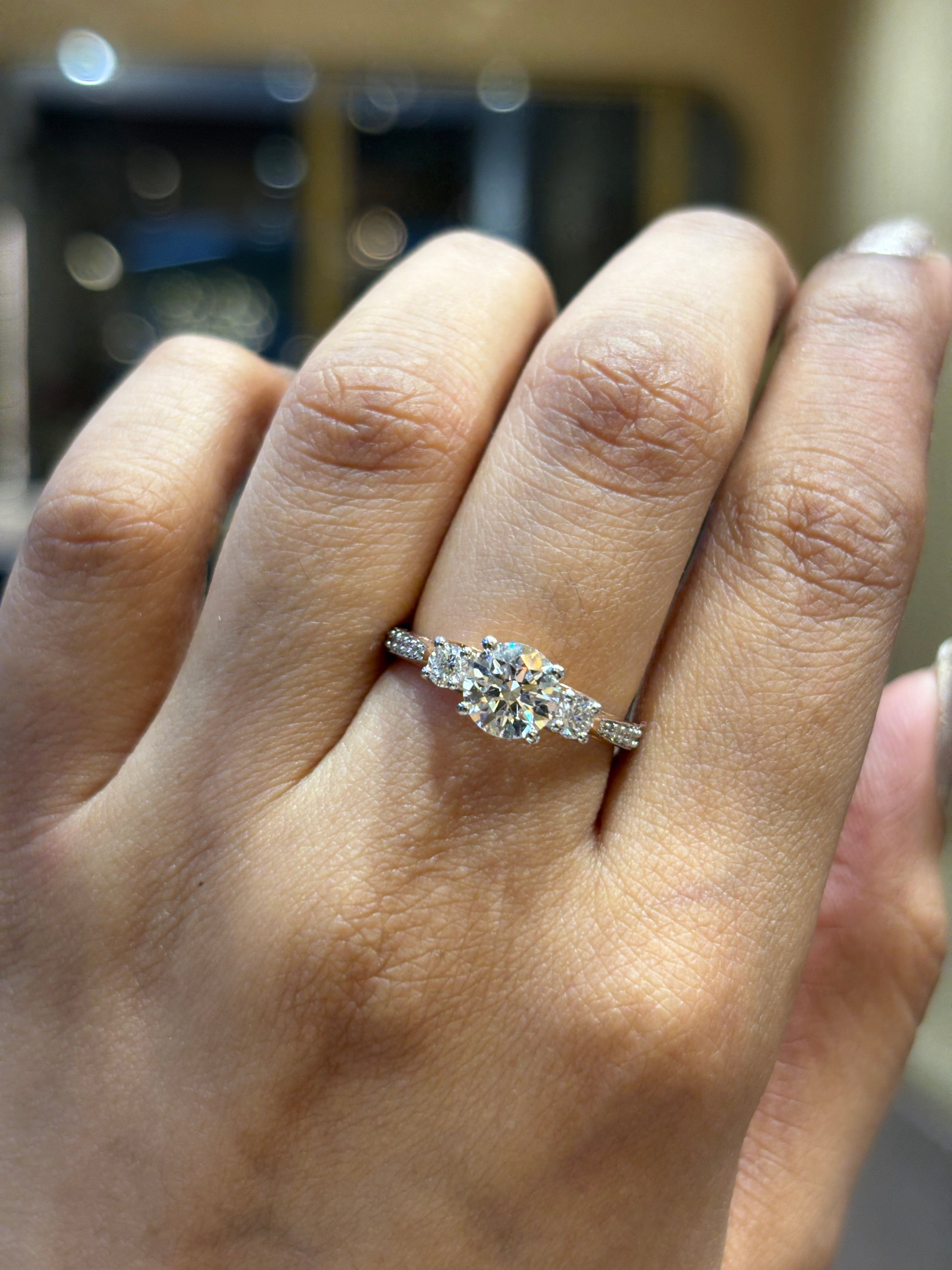 Raahi Lab Diamond Ring