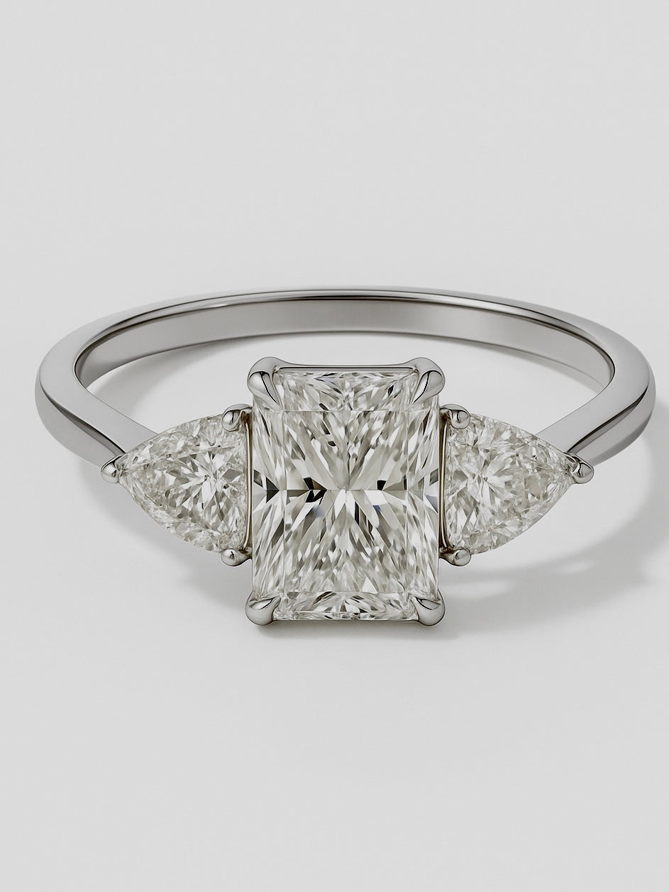 Caliste Radiance Lab Diamond Ring – Grace in Motion