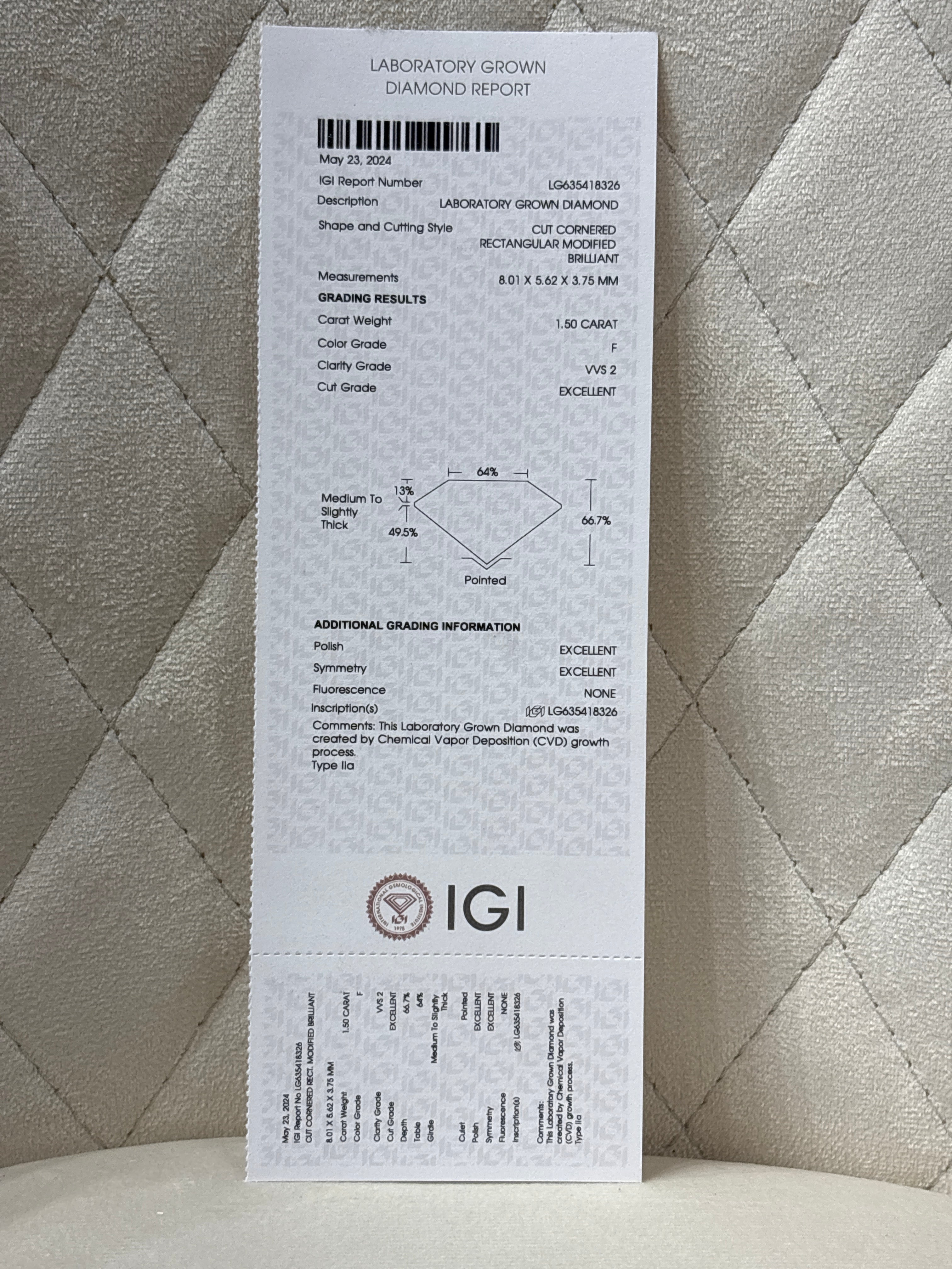Caliste Radiance Lab Diamond Ring – Grace in Motion