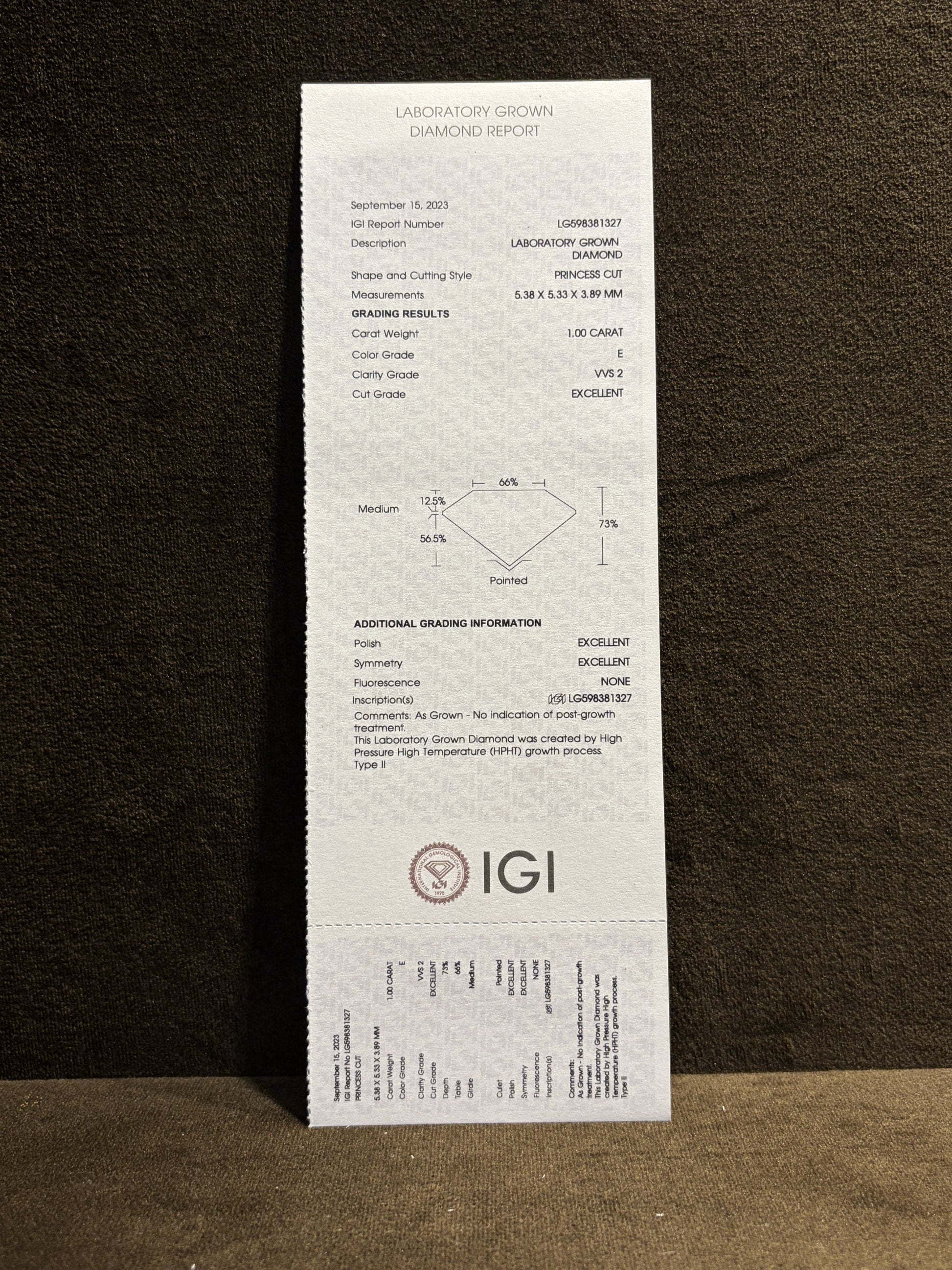 Golden Reverie Lab Diamond Ring