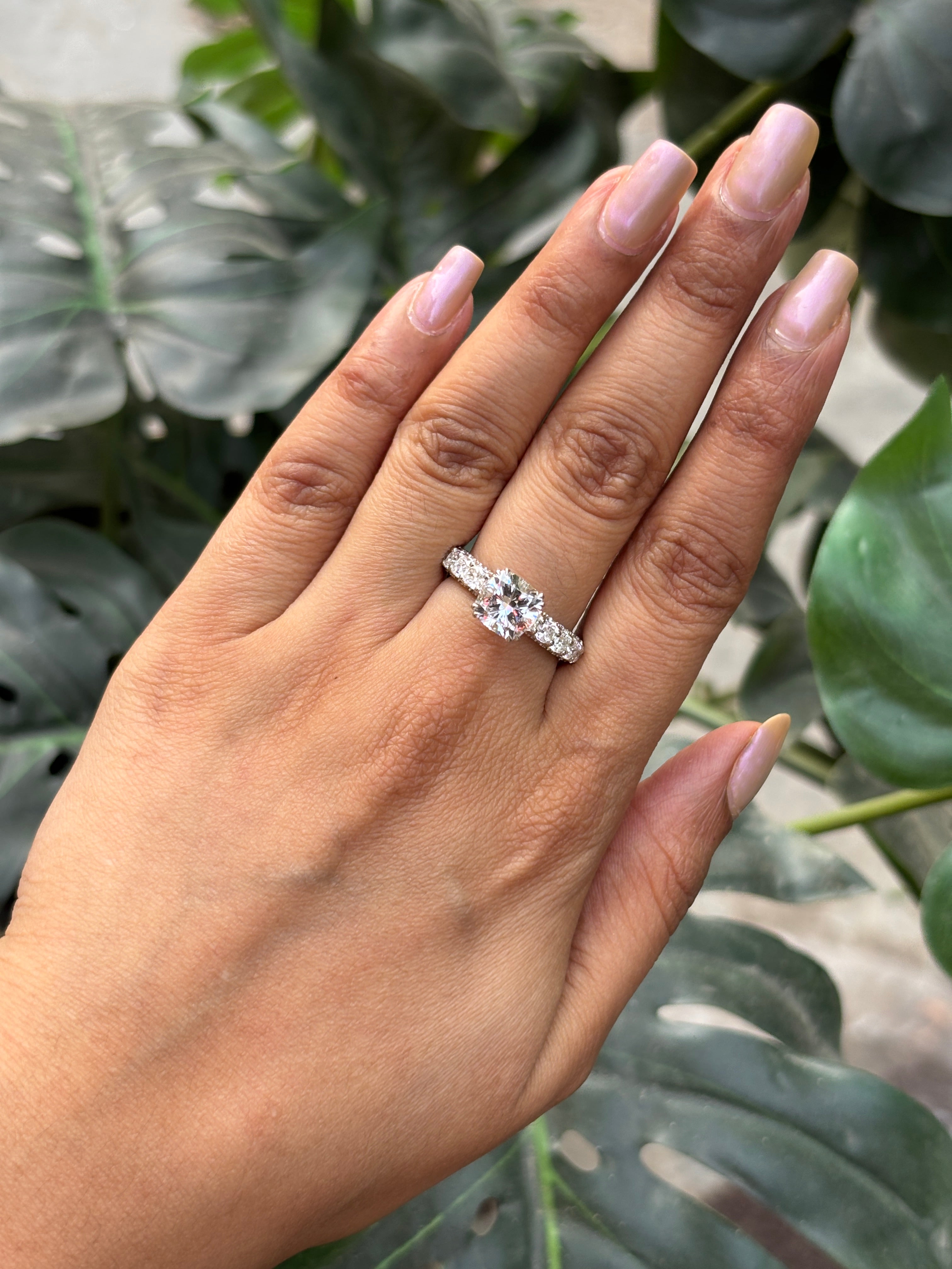 Shanxia Lab Diamond Ring – Timeless Whisper