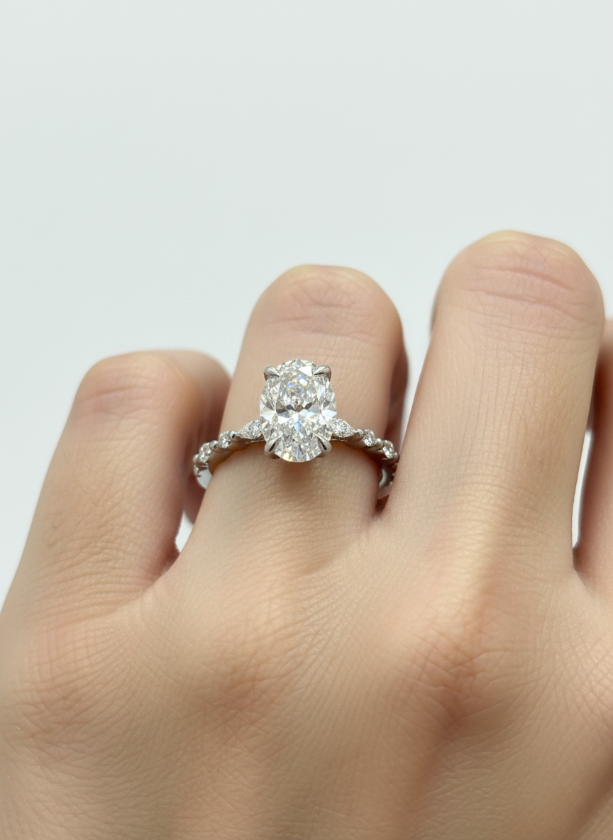 Dusk Opulence Lab Diamond Ring