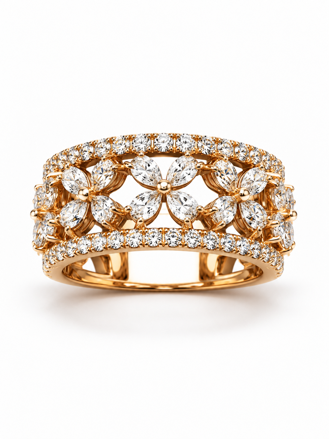 Estimada Lab Grown Diamond Designer Ring - Esteemed Elegance