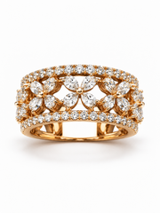 Estimada Lab Grown Diamond Designer Ring - Esteemed Elegance