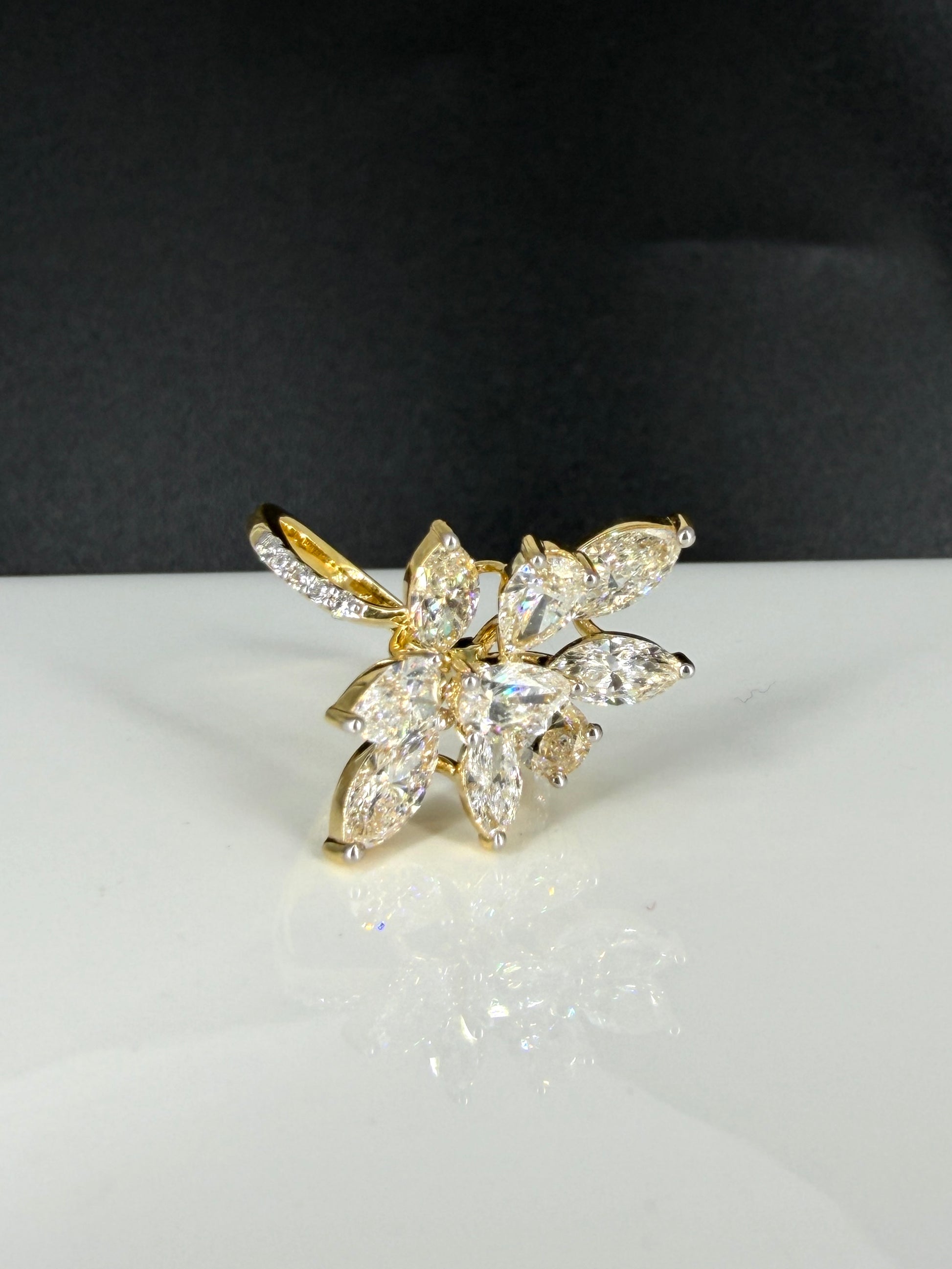 Ivory Crest Lab Diamond Ring