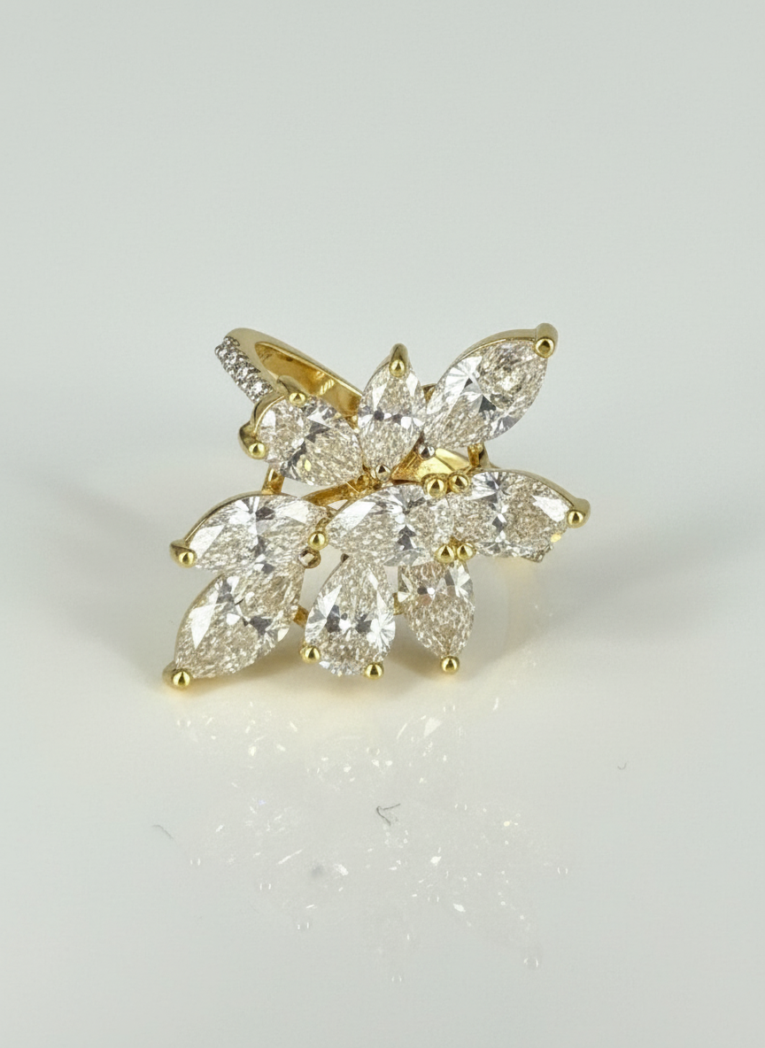 Ivory Crest Lab Diamond Ring