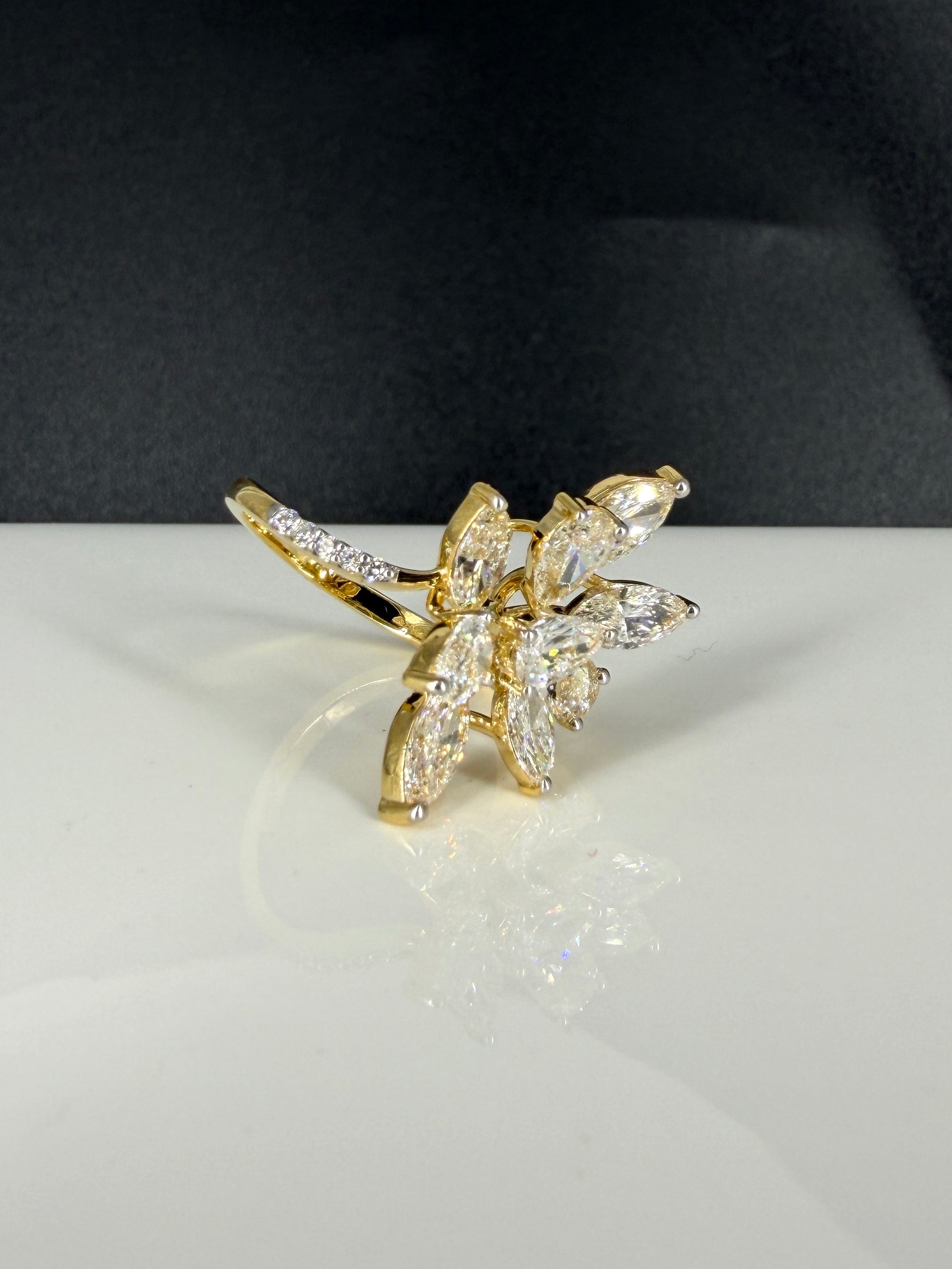 Ivory Crest Lab Diamond Ring