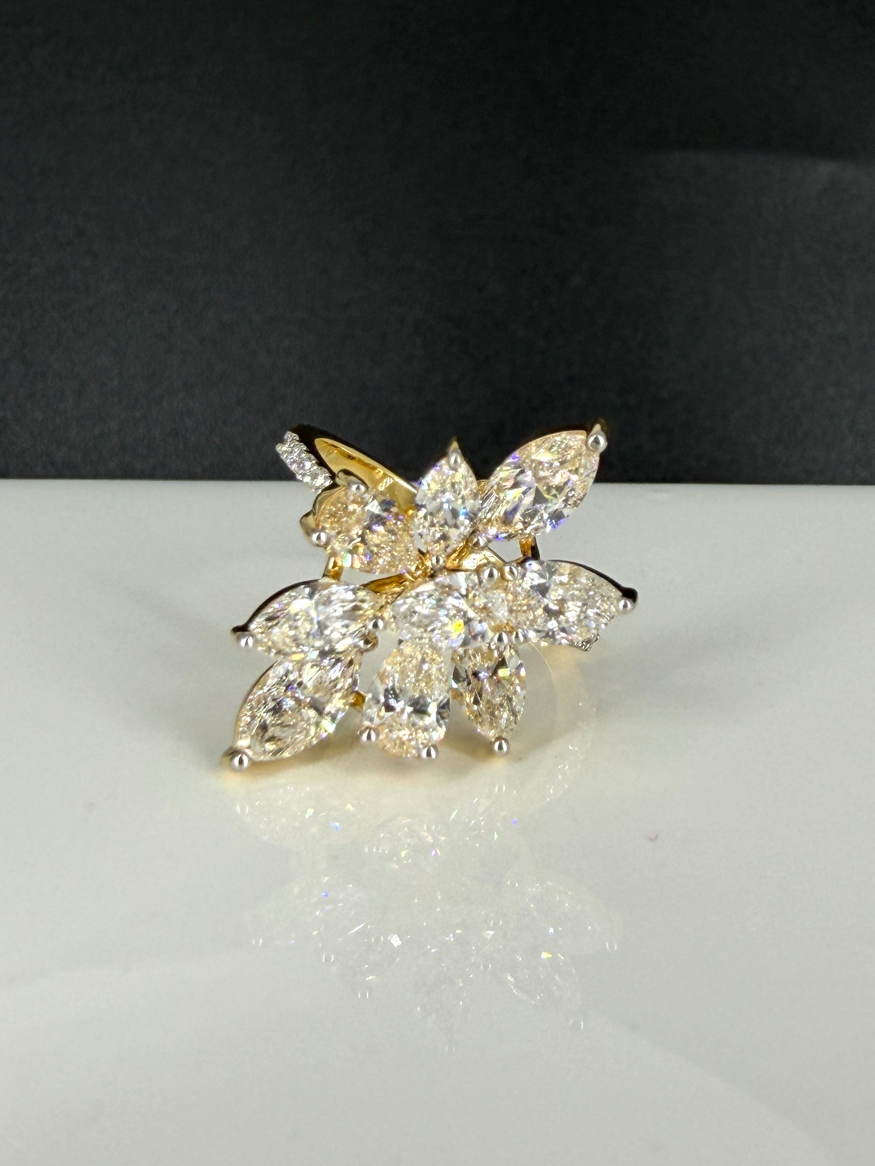 Ivory Crest Lab Diamond Ring