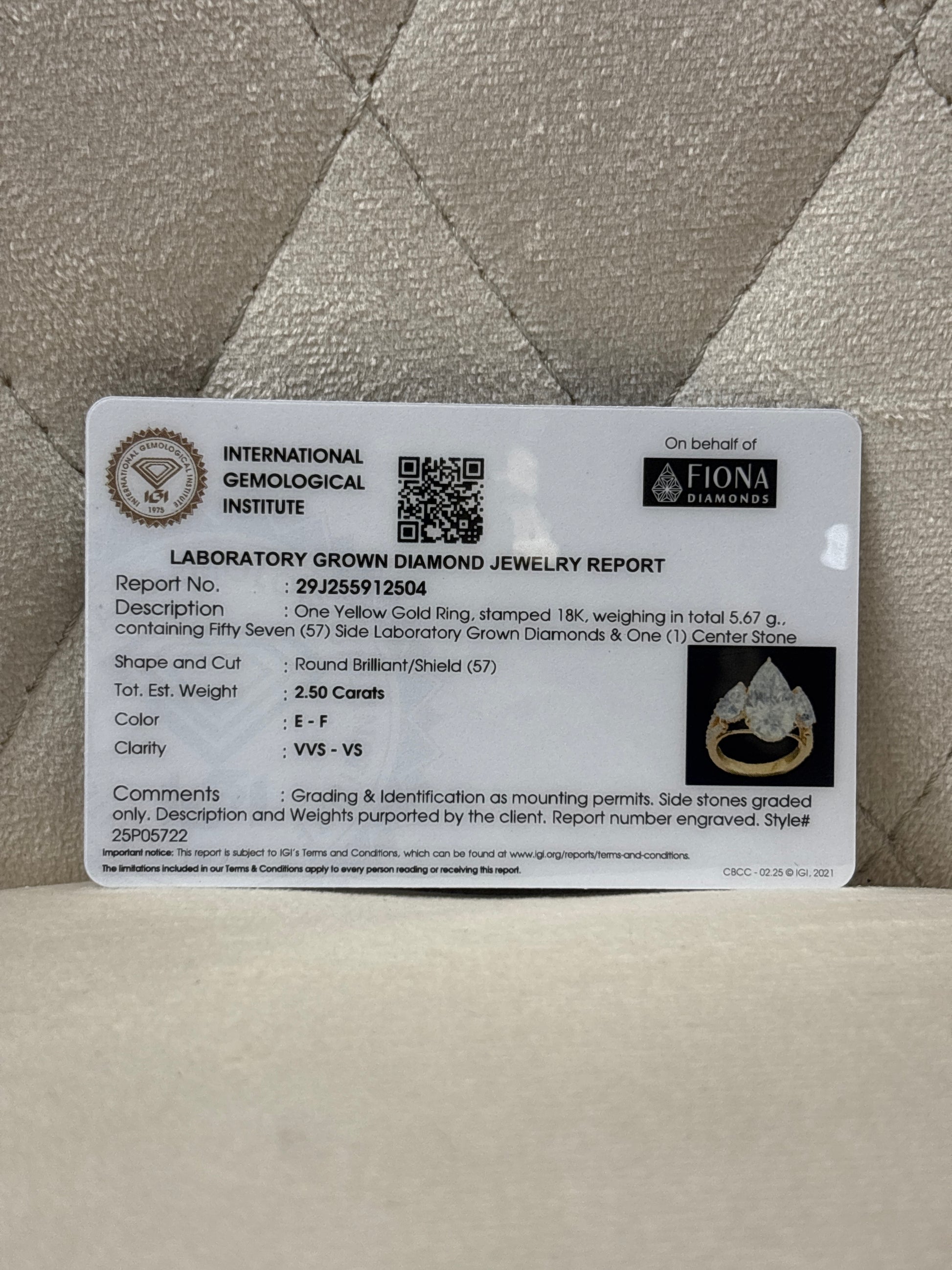 Eloura Bliss Lab Diamond Ring – Hearts in Halo