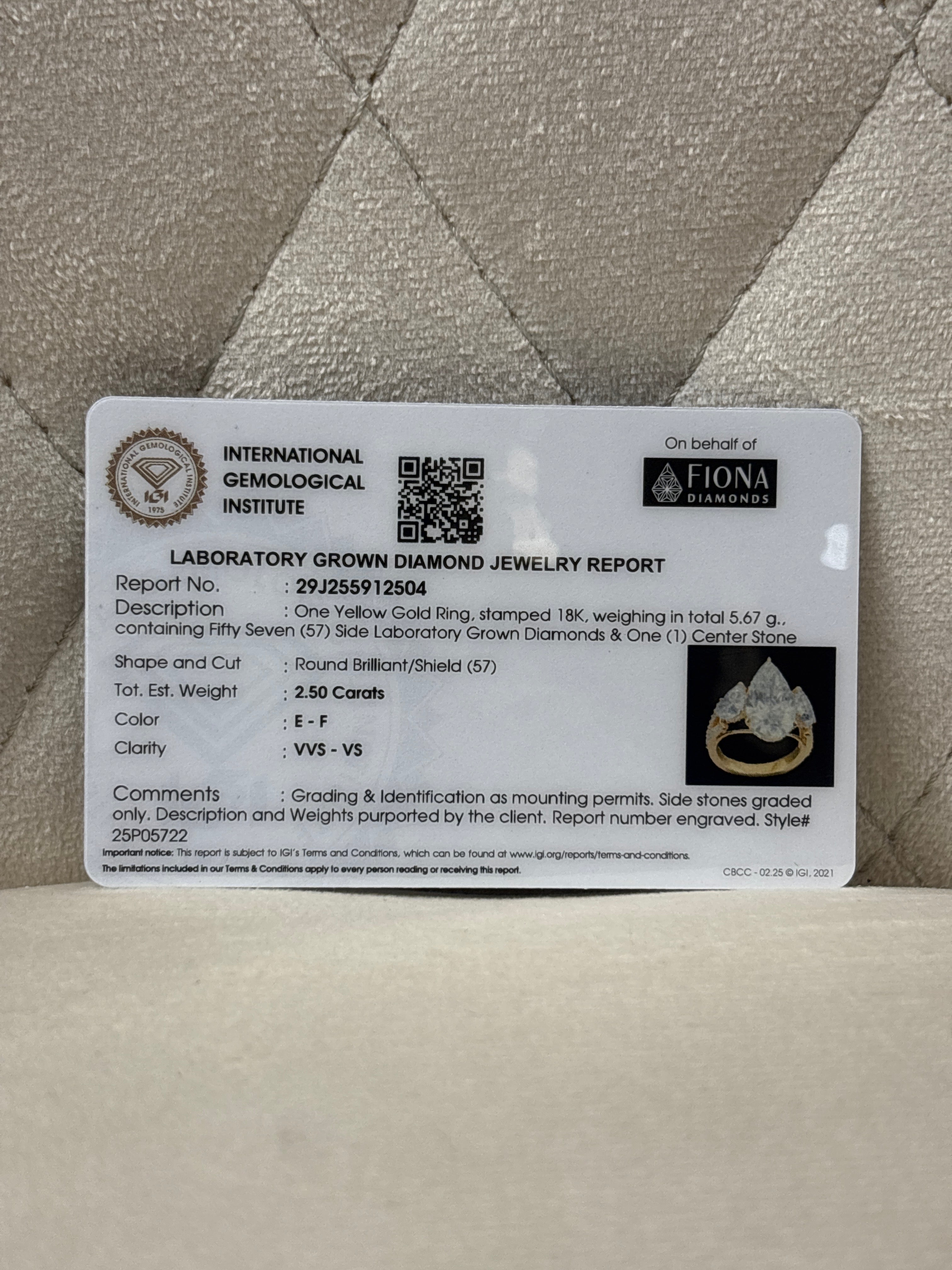 Eloura Bliss Lab Diamond Ring – Hearts in Halo