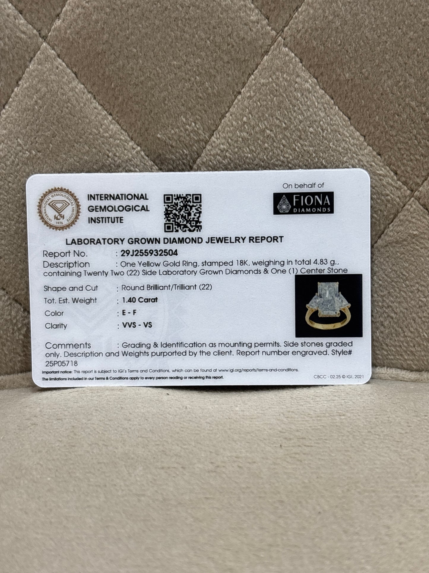 Ethereal Touch Lab Diamond Ring