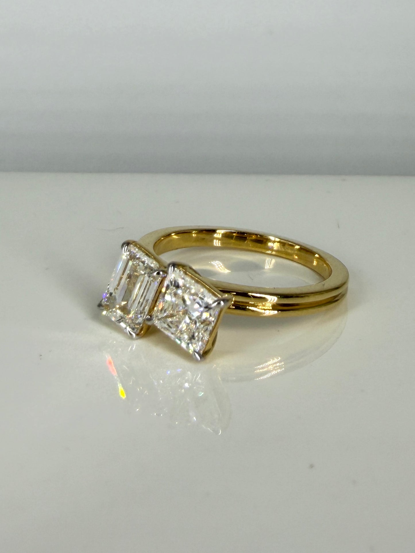 Secret Aurora Lab Diamond Ring