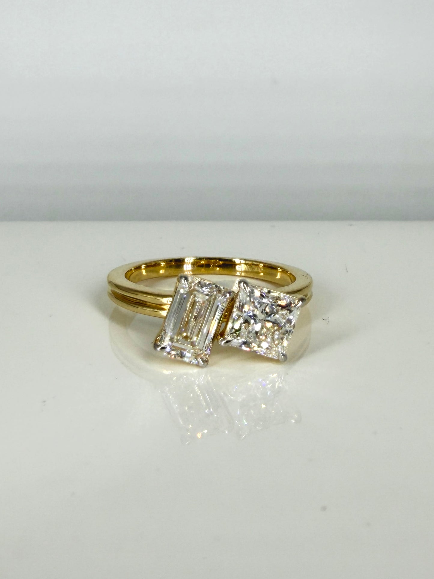 Secret Aurora Lab Diamond Ring