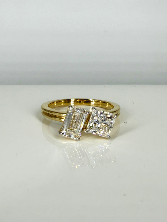 Secret Aurora Lab Diamond Ring