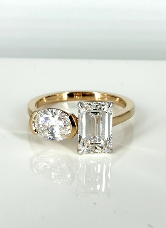 Crystal Pact Lab Diamond Ring