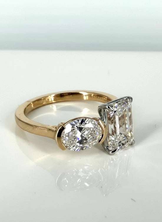 Crystal Pact Lab Diamond Ring