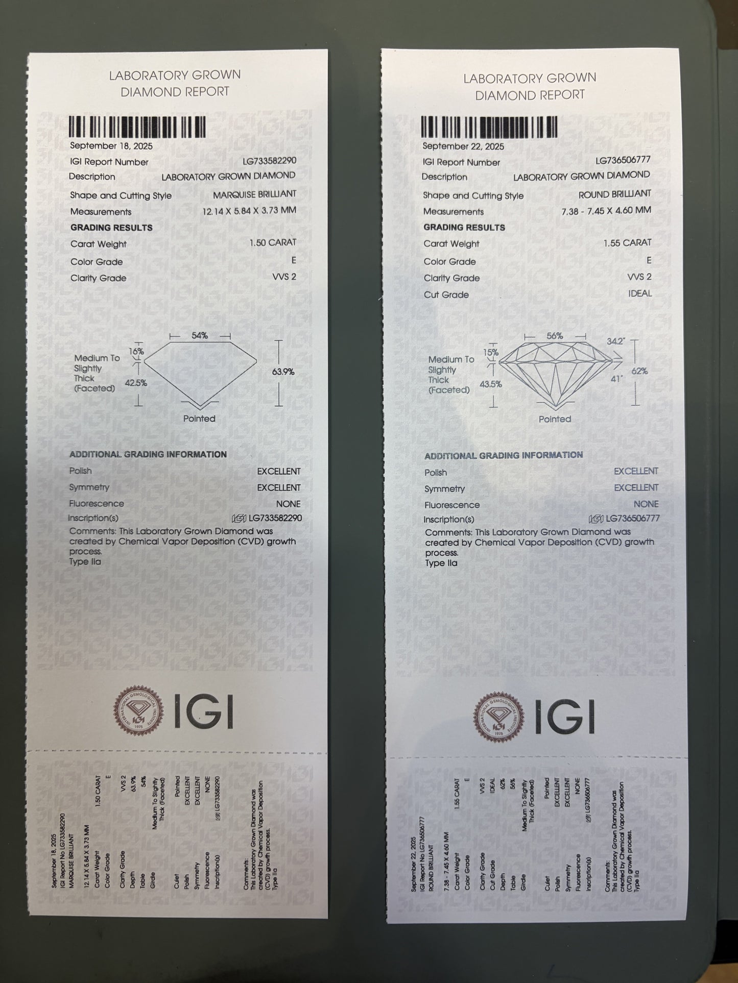 Silent Aura Lab Diamond Ring