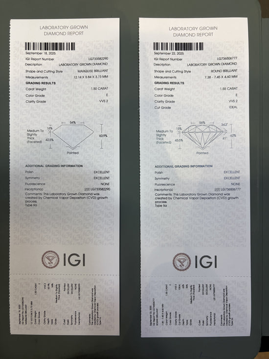 Silent Aura Lab Diamond Ring