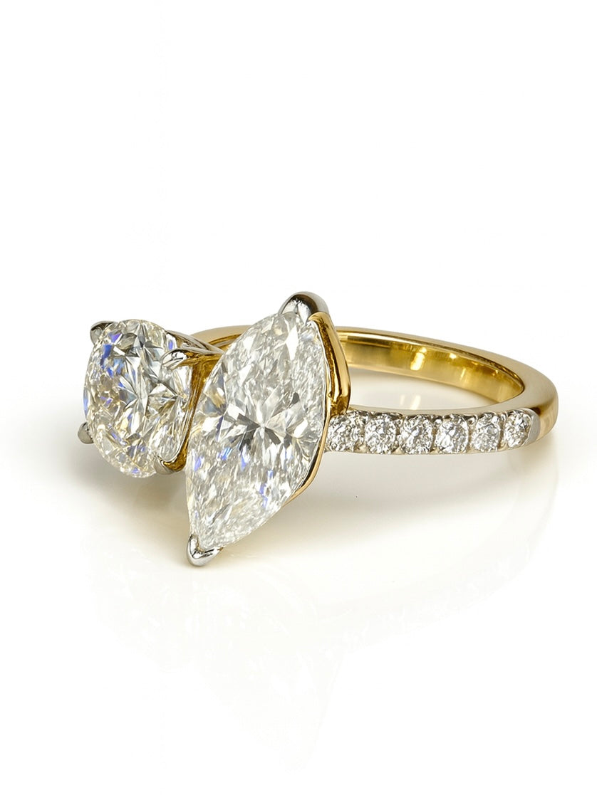 Silent Aura Lab Diamond Ring