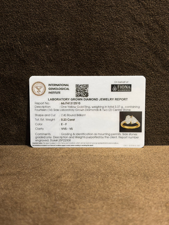 Tender Crest Lab Diamond Ring