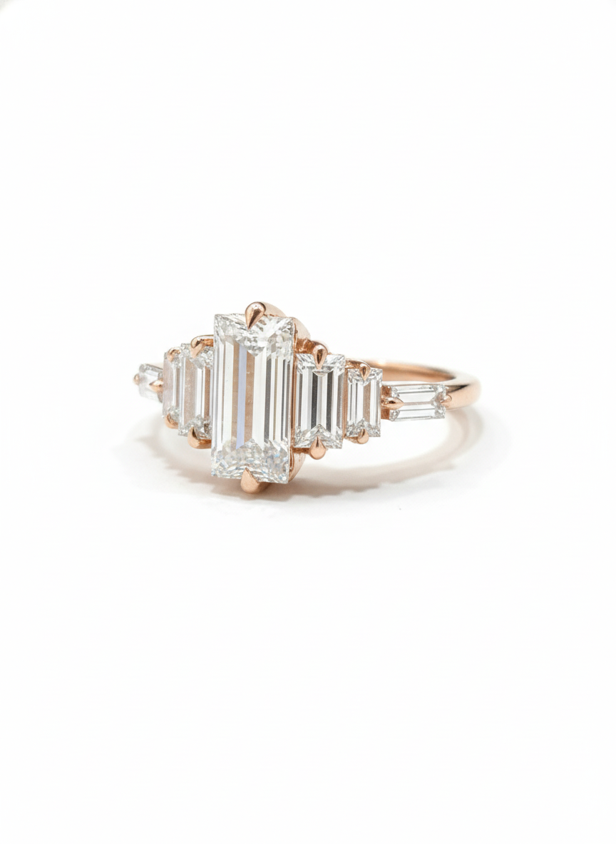 Elara Bloom Lab Diamond Ring