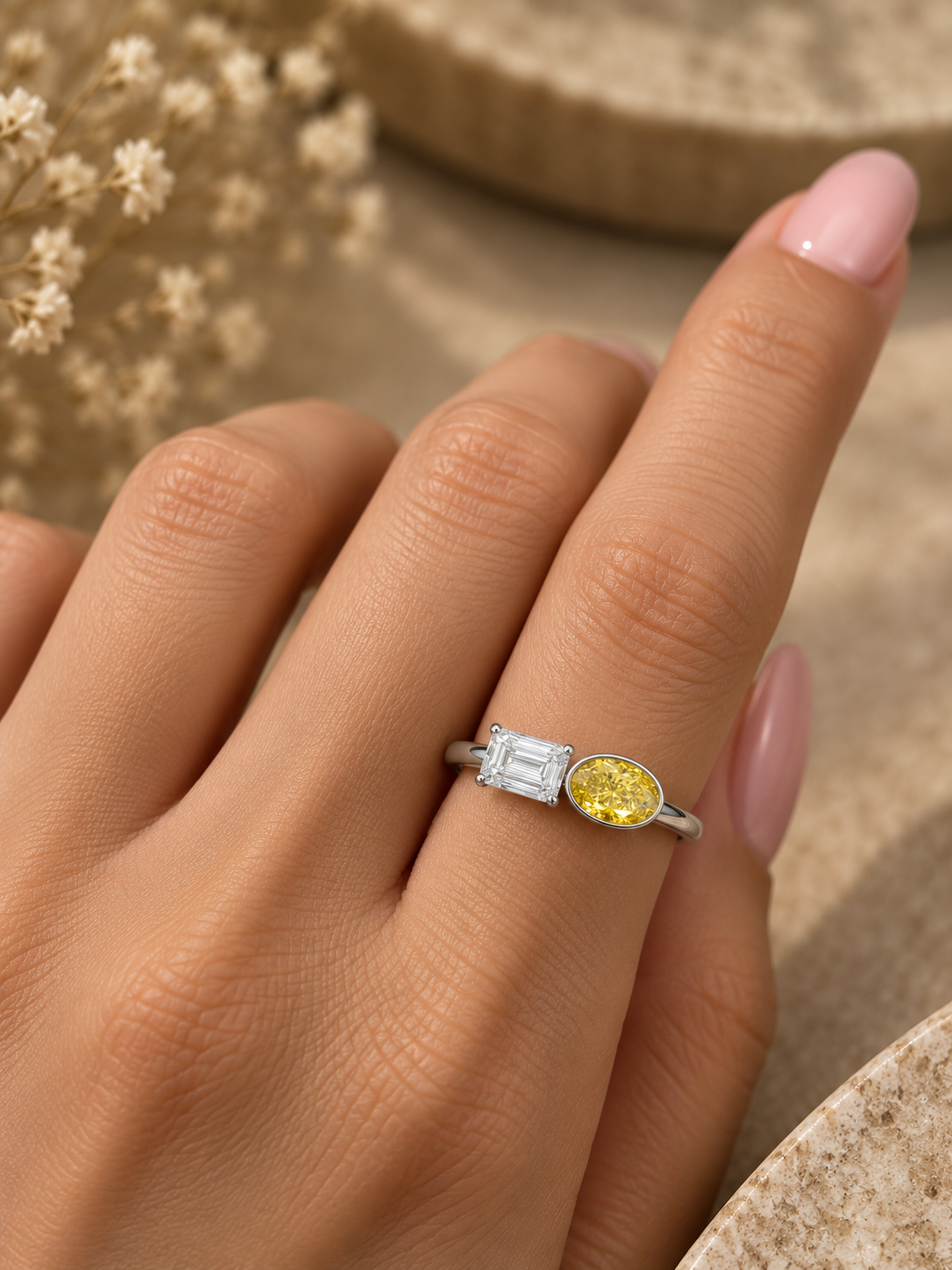 Elvran Soran Lab Grown Diamond Ring