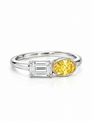Elvran Soran Lab Grown Diamond Ring