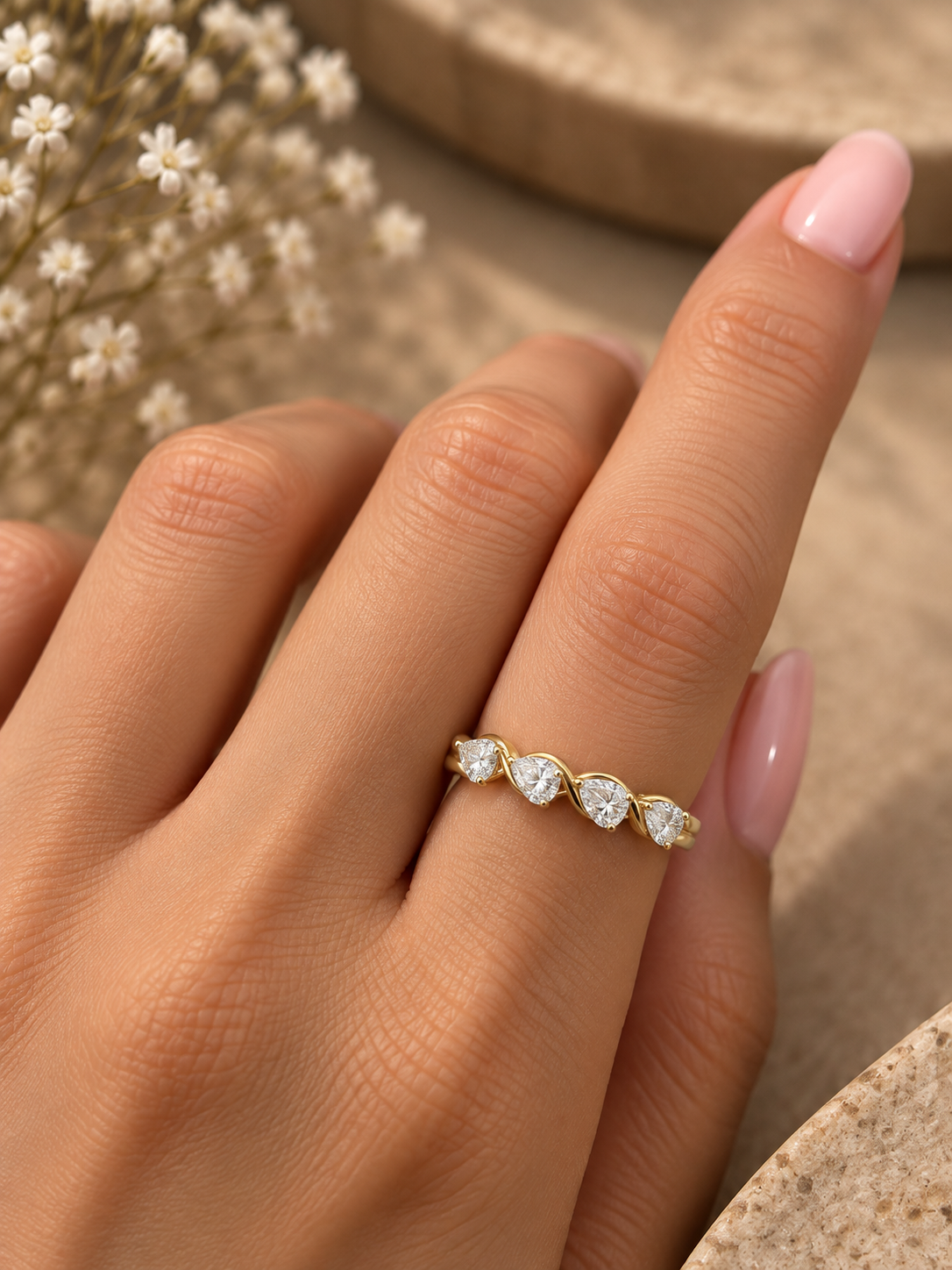 Nelveth Dran Lab Grown Diamond Ring
