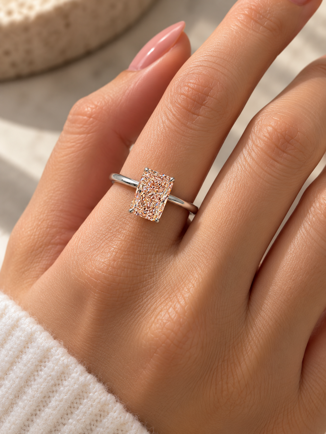 Thyvel Crune Lab Grown Diamond Ring