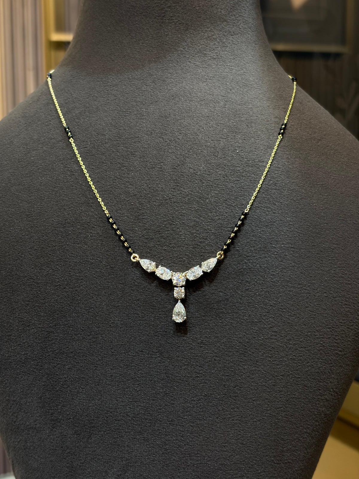 Divya Sutra Lab Grown Diamond Mangalsutra