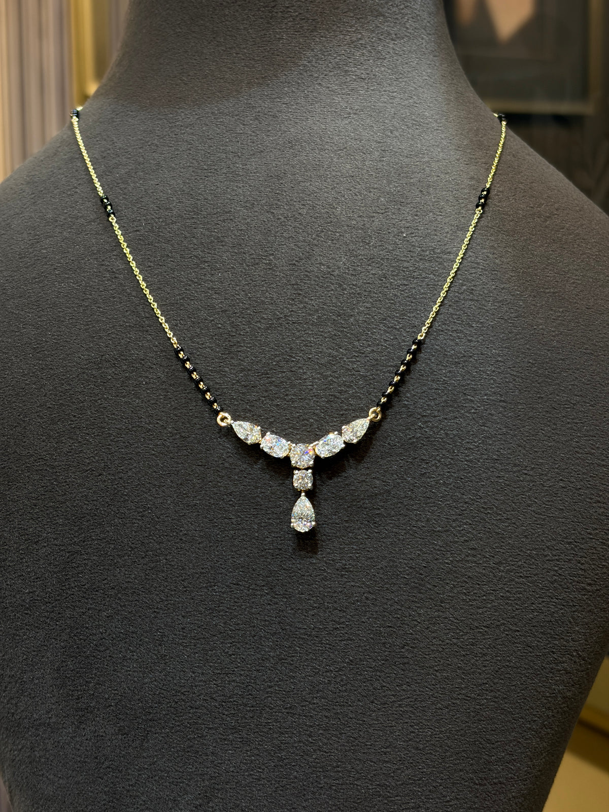 Divya Sutra Lab Grown Diamond Mangalsutra