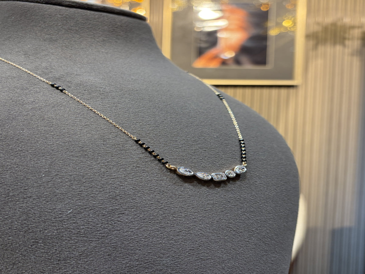 Mangal Thyren Lab Grown Diamond Mangalsutra