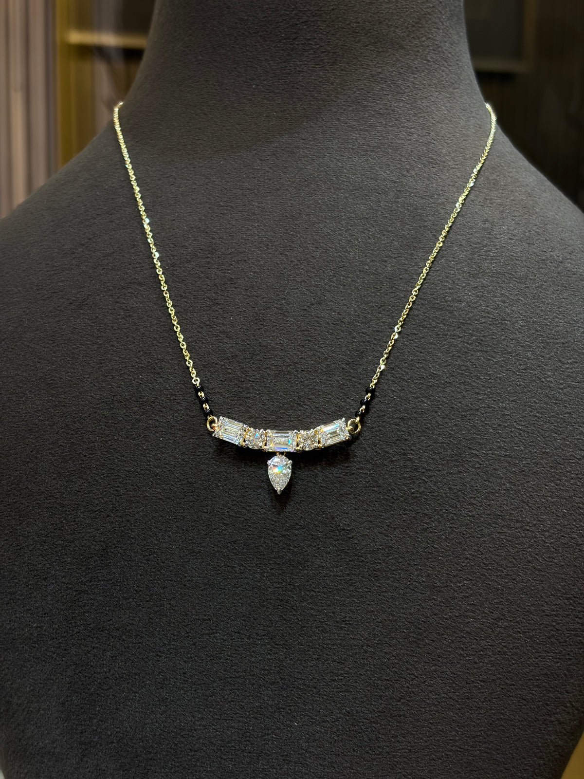 Shakti Calorn Lab Grown Diamond Mangalsutra