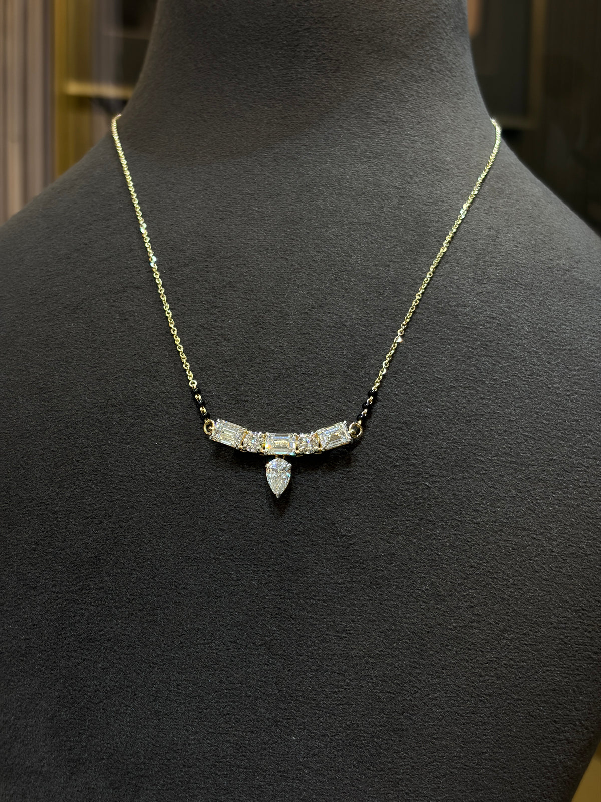 Shakti Calorn Lab Grown Diamond Mangalsutra